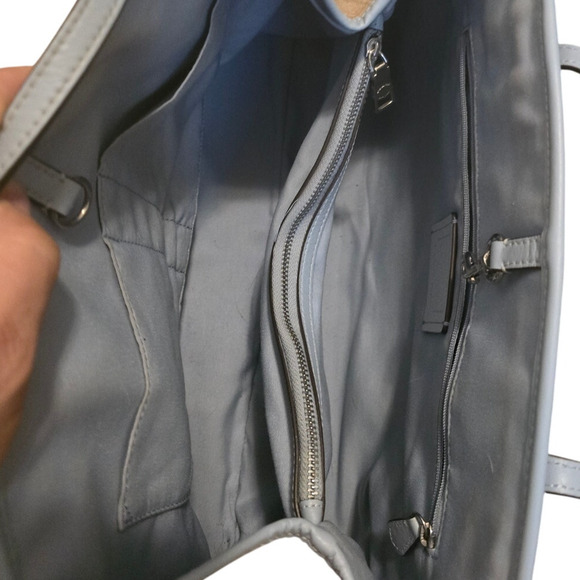 Coach Purse Womens Signature Carryall Drawstring Shoulder Tan Blue A2022-57842 - Picture 9 of 11